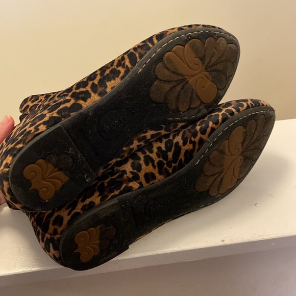 Leopard-Print Born Remo Booties NWOT - Picture 6 of 7